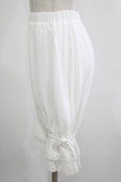 画像2: Amavel / レースフリルドロワーズ Free ホワイト H-25-11-22-1023-CA-PA-NS-ZH