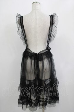 画像3: virally / 星名桜子 hsチュールエプロンジャンスカ LL ブラック H-25-11-22-1024-PU-OP-NS-ZH