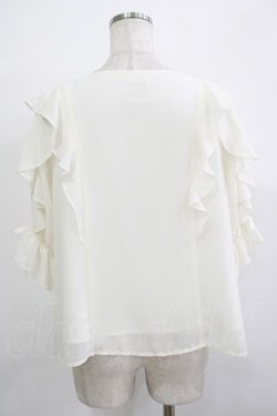 画像3: F&A / ラッフルフリル5分袖ブラウス Free OFFWHITE H-25-11-22-1027-LO-BL-NS-ZH