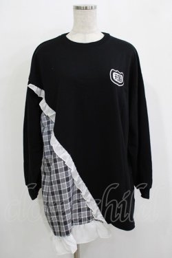 画像1: FLC / ぬた。/スウェット LL ブラック H-25-11-22-1029-LO-TO-NS-ZH