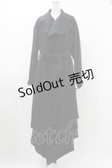 alice auaa / ダブルボタンドレープコート 1（メンズサイズ） ブラック H-25-11-23-005-AA-CO-KB-ZH