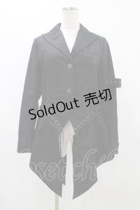 BPN / 縫合燕尾ジャケット  ブラック H-25-11-23-029-GO-JA-KB-ZH