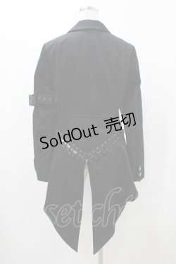 画像2: BPN / 縫合燕尾ジャケット  ブラック H-25-11-23-029-GO-JA-KB-ZH