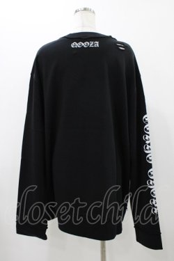画像2: QOOZA / 東京喰種×QOOZA金木研 ダメージスウェット  ブラック H-25-11-23-031-0-TO-KB-ZH