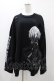 画像1: QOOZA / 東京喰種×QOOZA金木研 ダメージスウェット  ブラック H-25-11-23-033-0-TO-KB-ZH (1)