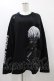 画像1: QOOZA / 東京喰種×QOOZA金木研 ダメージスウェット  ブラック H-25-11-23-038-0-TO-KB-ZH (1)