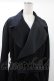 画像4: alice auaa / ダブルボタンドレープコート 1（メンズサイズ） ブラック H-25-11-23-005-AA-CO-KB-ZH (4)