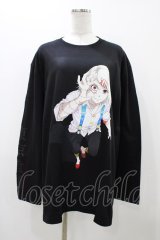 QOOZA / 東京喰種×QOOZA鈴屋什造 L/S TEE  ブラック H-25-11-23-042-0-TO-KB-ZH