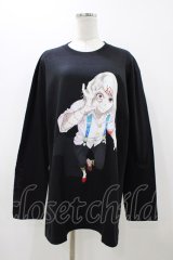 QOOZA / 東京喰種×QOOZA鈴屋什造 L/S TEE  ブラック H-25-11-23-045-0-TO-KB-ZH