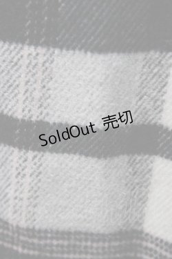 画像6: MARBLE / チェック切替レイヤード風姫袖コート  ブラック H-25-11-23-006-GO-CO-KB-ZH