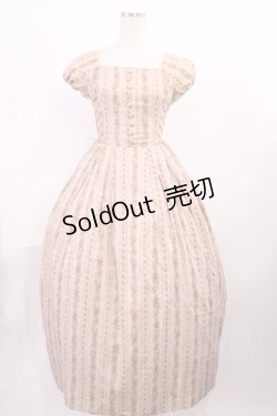 画像1: Victorian maiden / ラダーブーケロングワンピース Free ピンク H-25-11-23-1001-CL-OP-NS-ZH