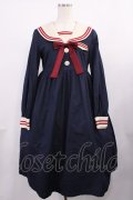 To Alice / セーラーワンピース S ネイビー H-25-11-23-1003-LO-OP-NS-ZH
