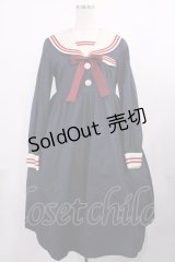 To Alice / セーラーワンピース S ネイビー H-25-11-23-1003-LO-OP-NS-ZH
