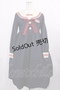 To Alice / セーラーワンピース S ネイビー H-25-11-23-1003-LO-OP-NS-ZH
