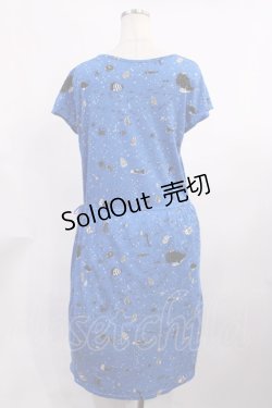 画像2: Franche Lippee / 海の宝石ワンピース M ブルー H-25-11-23-1013-LO-OP-NS-ZH