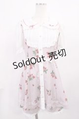 Ank Rouge / ストロベリープリントSetup　セットアップ M ピンク H-25-11-23-1016-CA-OP-NS-ZH