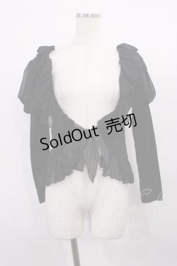 画像1: Juliette et Justine / Mme Louis Leveque Bolero サイズ2 ブラック H-25-11-23-1020-CL-TO-NS-ZH