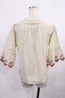 画像2: Fi.n.t / チェリーカットワーク開衿ブラウス Free IVORY H-25-11-23-1022-CA-BL-NS-ZH