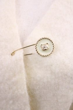 画像2: Franche Lippee / ブローチ付きストール  オフ H-25-11-23-1029-LO-ZA-NS-ZH