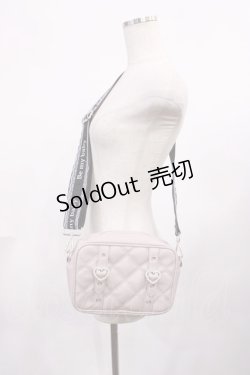 画像1: Ank Rouge / ロゴプリントショルダーBag  ピンク H-25-11-23-1031-CA-BG-NS-ZH