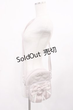 画像1: Ank Rouge / リボンショルダーBag  ピンク H-25-11-23-1032-CA-BG-NS-ZH