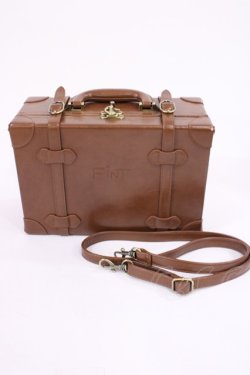 画像1: Fi.n.t / ベルト使いトランクバッグ  Brown H-25-11-23-1033-CA-BG-NS-ZH