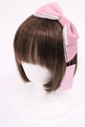 Chalmiere / グログランリボンカチューシャ  ピンク H-25-11-23-1036-LO-AC-NS-ZH