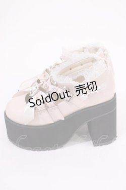 画像2: Ank Rouge / ハートリボン厚底シューズ M（23.0cm〜23.5cm） ピンク H-25-11-23-1041-CA-SH-NS-ZH