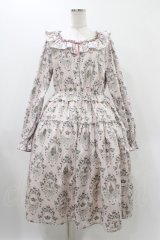 Melody BasKet / Rose Princessブラウスワンピース L ピンク H-25-11-23-010-LO-OP-KB-ZH