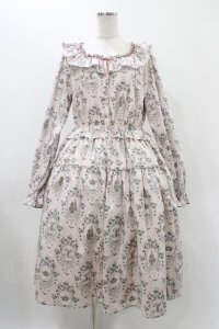 Melody BasKet / Rose Princessブラウスワンピース L ピンク H-25-11-23-010-LO-OP-KB-ZH