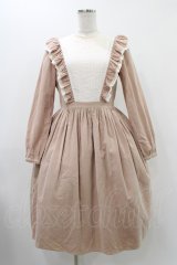 MILK / Cinderellaワンピース  ベージュ H-25-11-23-015-ML-OP-KB-ZH