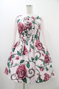 画像1: MILK / ロージーローズドレス  ピンクローズ H-25-11-23-016-ML-OP-KB-ZH