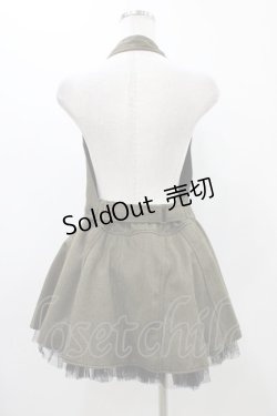 画像2: ALGONQUINS / 2Wayホルターベスト付スカート  ブラウンカーキ H-25-11-23-018-AL-SK-KB-ZH