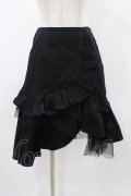 PEACE NOW / チュールフリルスカート  ブラック H-25-11-23-019-PU-SK-KB-ZH