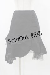 PEACE NOW / チュールフリルスカート  ブラック H-25-11-23-019-PU-SK-KB-ZH