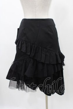 画像2: PEACE NOW / チュールフリルスカート  ブラック H-25-11-23-019-PU-SK-KB-ZH