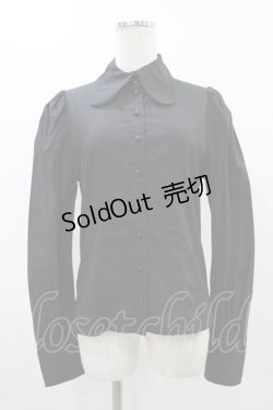 画像3: PEACE NOW / フリル付ブラウス  ブラック H-25-11-23-022-PU-BL-KB-ZH