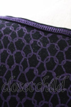 画像3: ALGONQUINS / チェーンスカルプリントカットソー  黒 H-25-11-23-026-AL-TO-KB-ZH