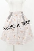Ank Rouge / SweetTeddyスカート M ブラウン H-25-11-24-1045-CA-SK-NS-ZH