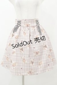 Ank Rouge / SweetTeddyスカート M ブラウン H-25-11-24-1045-CA-SK-NS-ZH