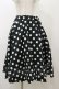 画像1: Physical Drop / ハンドメイドサーキュラースカート【水玉】 Free ブラック H-25-11-24-1046-LO-SK-NS-ZH (1)