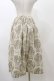 画像2: Physical Drop / ハンドメイドギャザースカート【天使柄】 Free 生成り H-25-11-24-1047-LO-SK-NS-ZH (2)