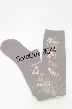 画像1: metamorphose / クラウンローズオーバーニー  ブラウン H-25-11-24-1004-ME-ZA-NS-ZH