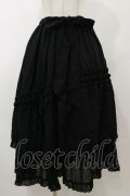 Physical Drop / フリルスカート Free ブラック H-25-11-24-1049-LO-SK-NS-ZH