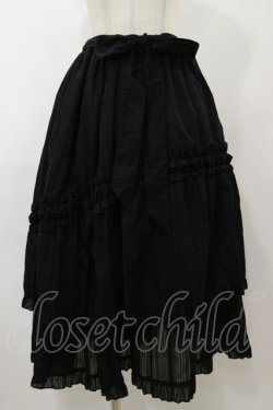 画像1: Physical Drop / フリルスカート Free ブラック H-25-11-24-1049-LO-SK-NS-ZH