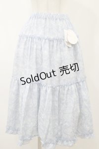 m petit by misako / NINA'S RVパニエスカート M サックス H-25-11-24-1052-LO-SK-NS-ZH