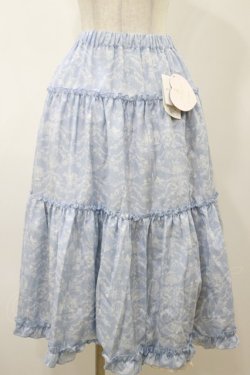 画像1: m petit by misako / NINA'S RVパニエスカート M サックス H-25-11-24-1052-LO-SK-NS-ZH