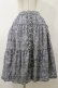 画像1: m petit by misako / NINA’Sコラボ トワルドジュイリバーシブルスカート L グレー/ブラック　リバーシブル H-25-11-24-1053-LO-SK-NS-ZH (1)