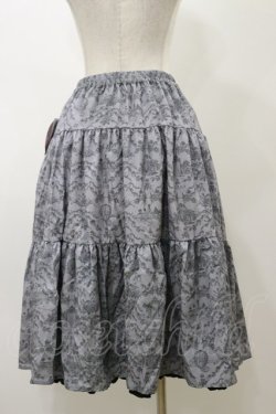 画像2: m petit by misako / NINA’Sコラボ トワルドジュイリバーシブルスカート L グレー/ブラック　リバーシブル H-25-11-24-1053-LO-SK-NS-ZH