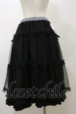 画像4: m petit by misako / NINA’Sコラボ トワルドジュイリバーシブルスカート L グレー/ブラック　リバーシブル H-25-11-24-1053-LO-SK-NS-ZH